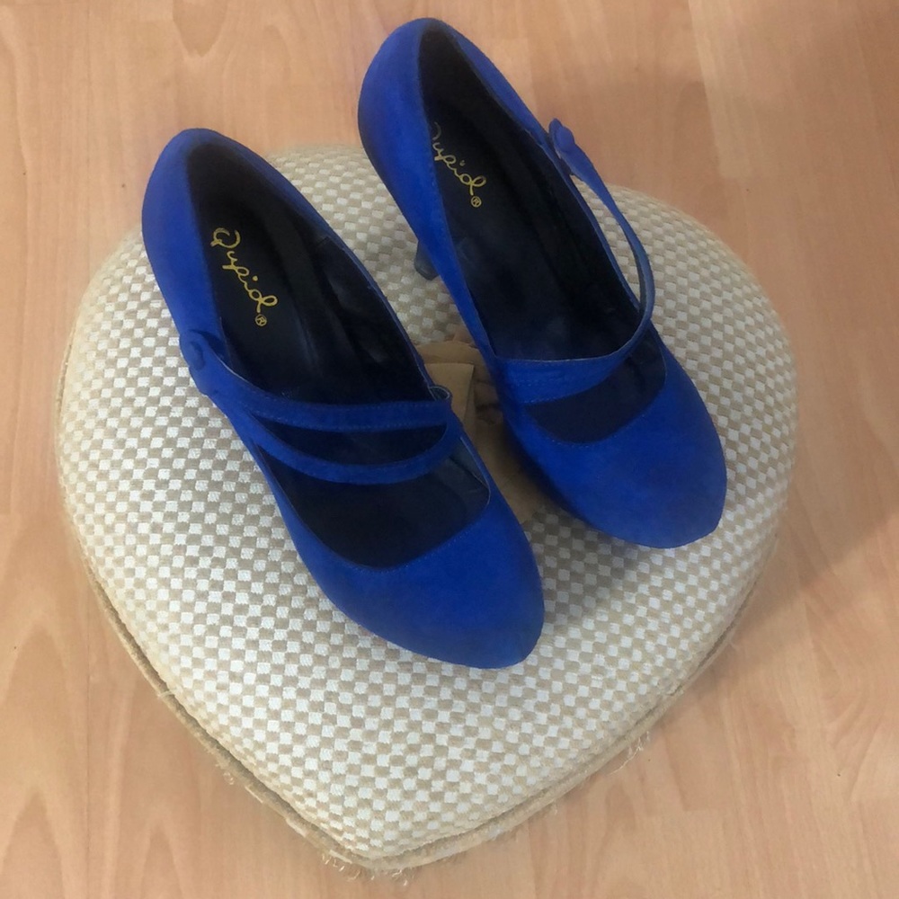 5” Dodger Blue High Heels